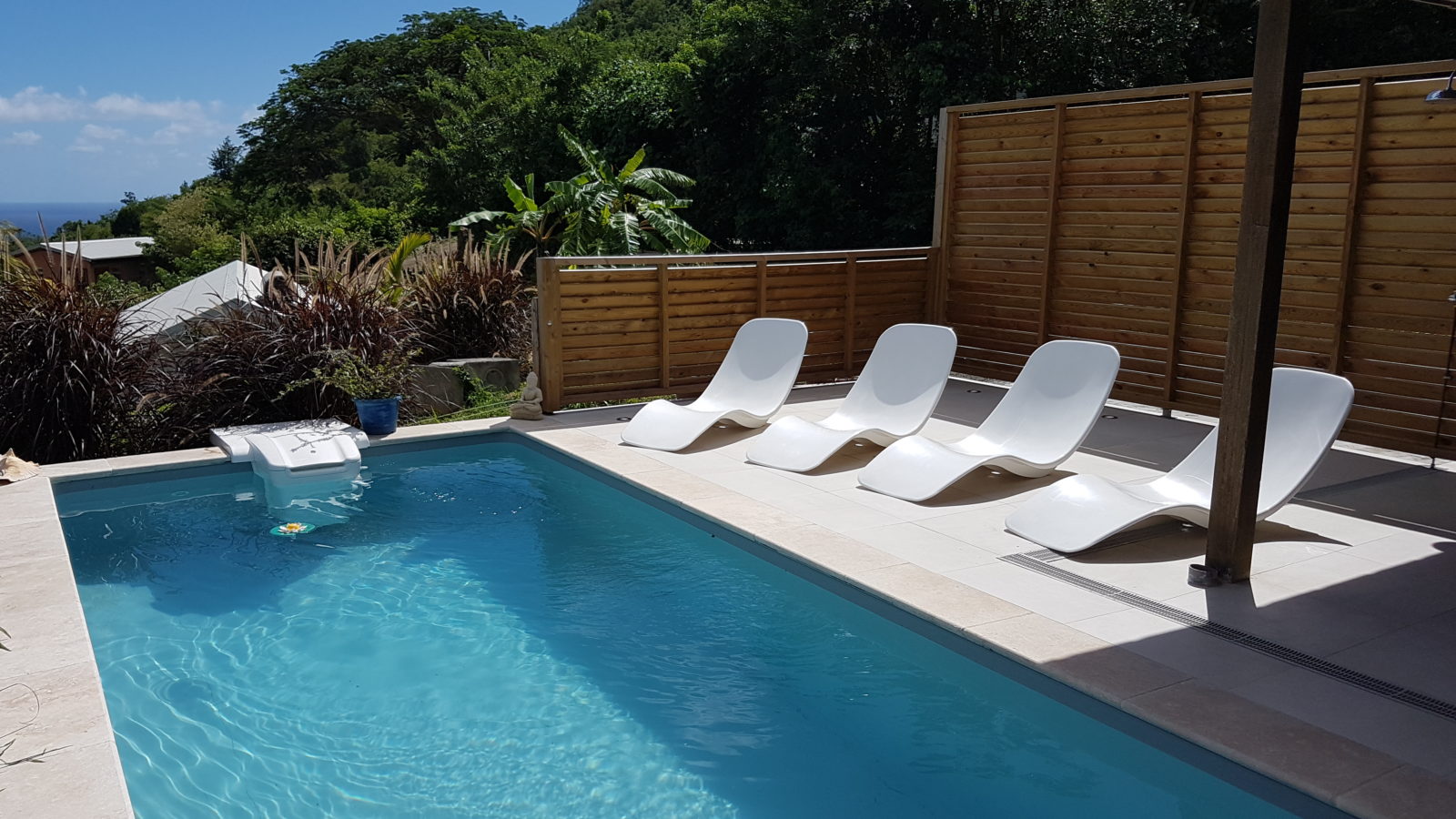 Terrasse Villa Bwa d'Ô Diamant Vert Martinique