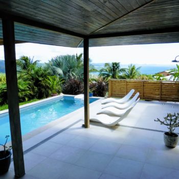 Terrasse Villa Bwa d'Ô Diamant Vert Martinique